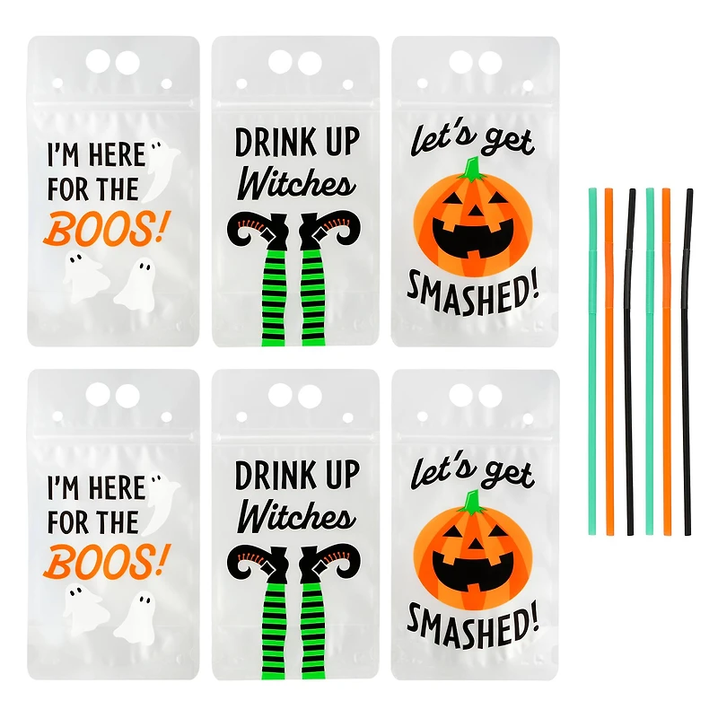 Halloween Drink Pouches, 6ct. by Celebrate It™