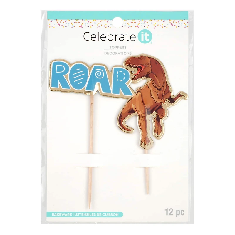 Dinosaur Cupcake Toppers, 12ct. by Celebrate It®