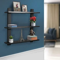 Sorbus 23.6" Triple Tier Floating Shelf
