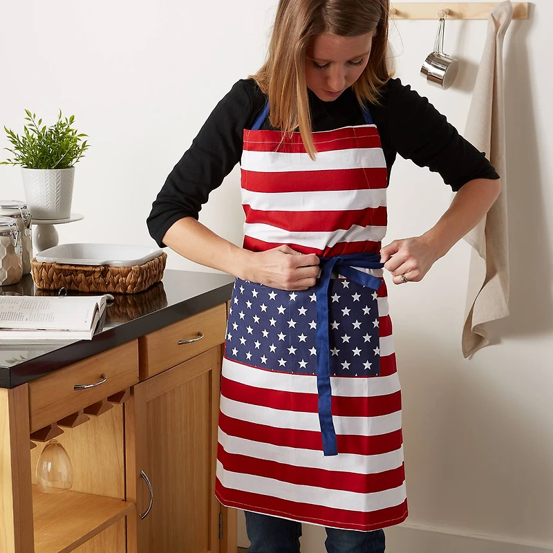 DII® Stars & Stripes Print Apron