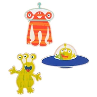 Darice® Alien Printed Wood Shapes