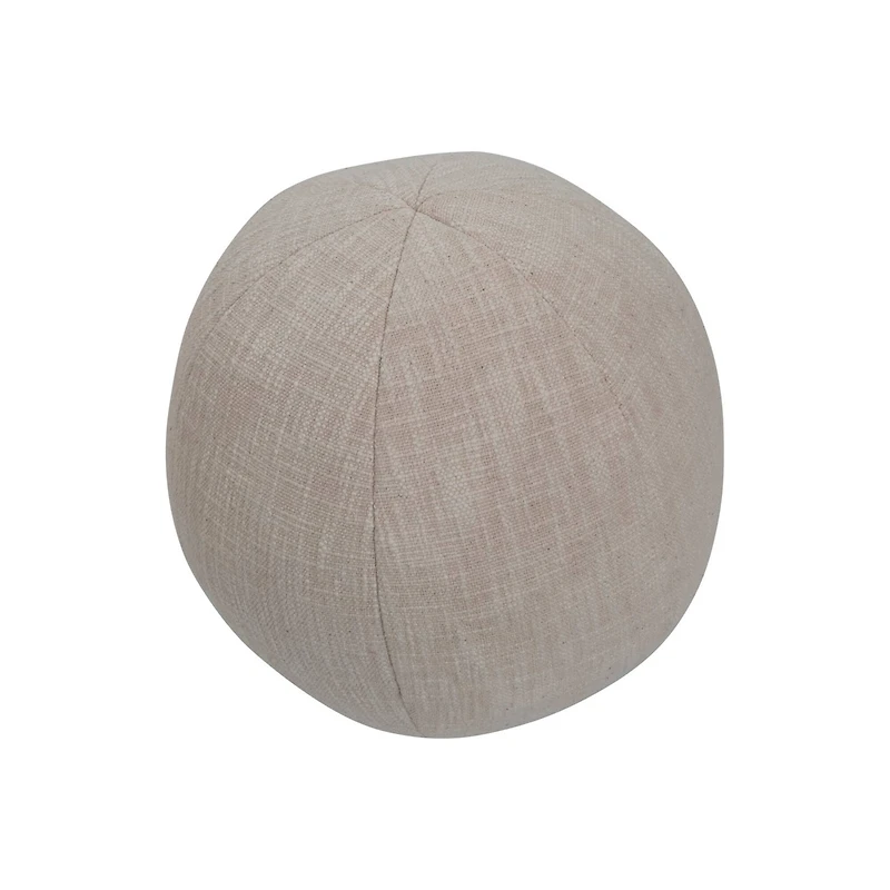 Hello Honey® Taupe Cotton Slub Orb Pillow