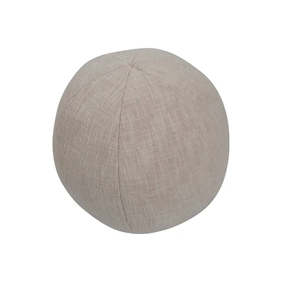 Hello Honey® Taupe Cotton Slub Orb Pillow