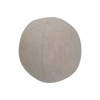 Hello Honey® Taupe Cotton Slub Orb Pillow