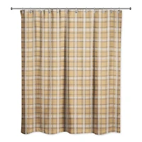 Multi Plaid Shower Curtain