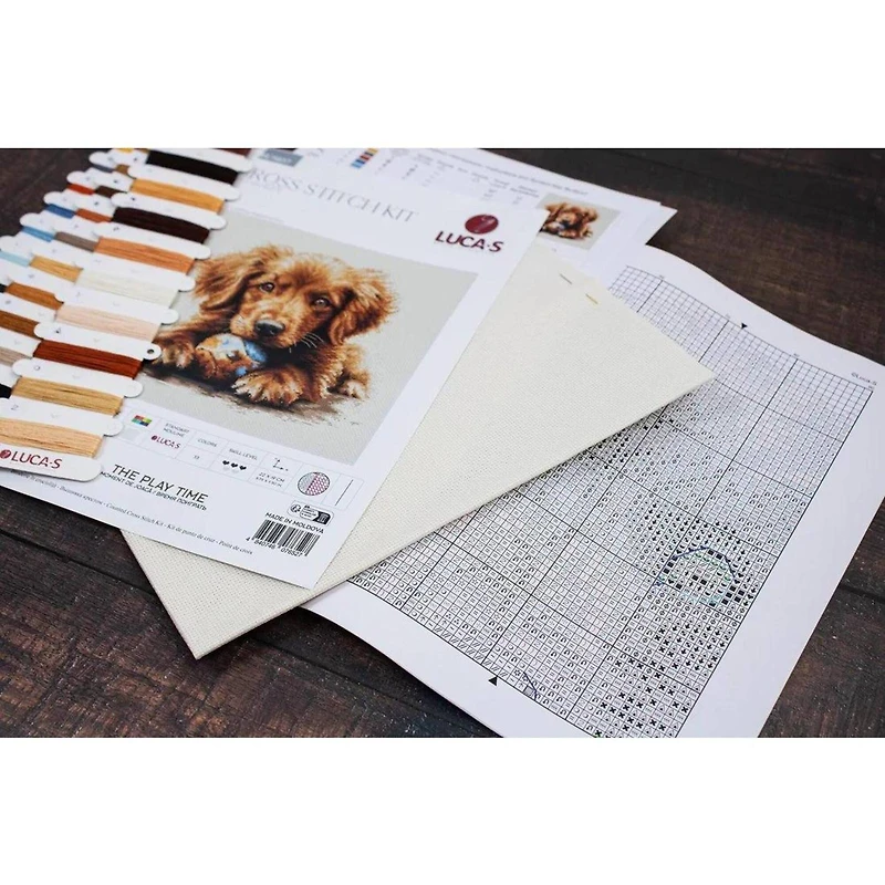 Luca-S The Play Time Counted Cross Stitch Kit