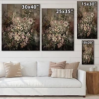 Designart - Retro Drawing of Flowers IV