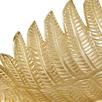 Gold Aluminum Contemporary Tray Set