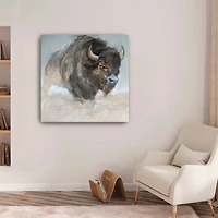 Prairie Bison Canvas Giclee