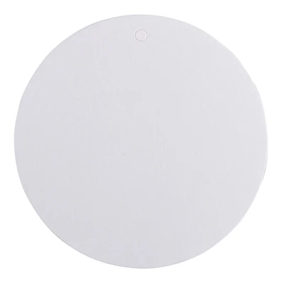JAM Paper White Large Circle Gift Tags, 10ct.