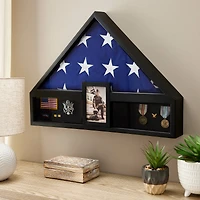 Deluxe Flag Case with Photo Display by Studio Décor®