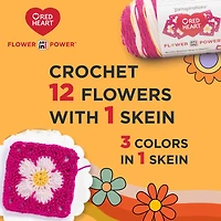 3 Pack Red Heart® All In One Flower Power™ Yarn