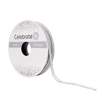 1/8'' x 5yd. Metallic Sheer Wired Ribbon by Celebrate It™