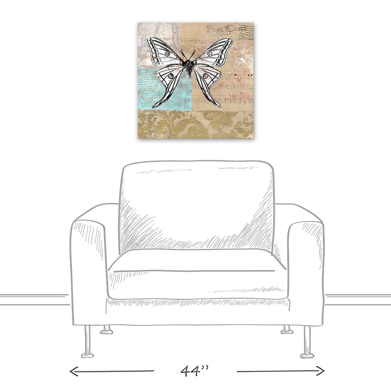 Midday Flight 20" x 20" Canvas Wall Art