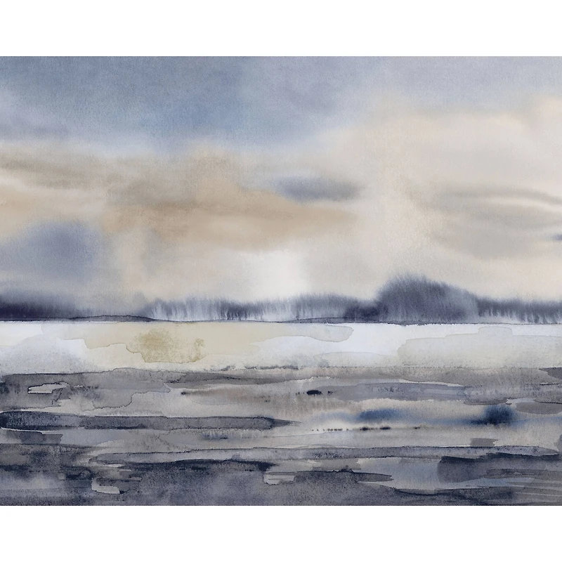 Ohpopsi Winter Sunset Wall Mural