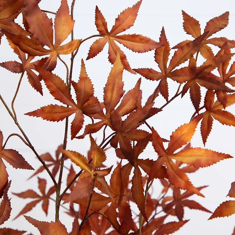 6ft. Orange Japanese Maple Artificial Potted Tree