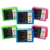Oxford® 3" x 5" View Front Spiral Index Cards, 6 packs of 50