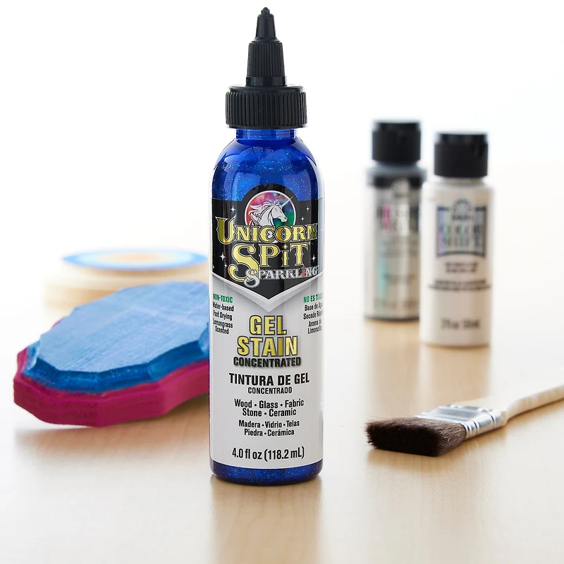 Unicorn SPiT® Sparkling Gel Stain & Glaze