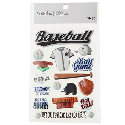 Dimensional Baseball Stickers by Recollections™