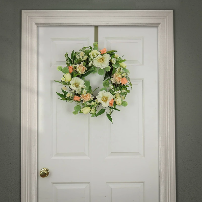 22" Tulip, Poppy, & Buttercup Wreath