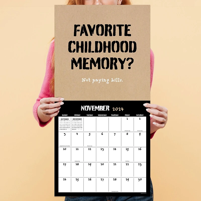 TF Publishing Anti-Affirmations Wall Calendar