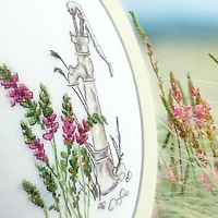 RTO Bloomy Herbs with Water Spout Cross Stitch Kit