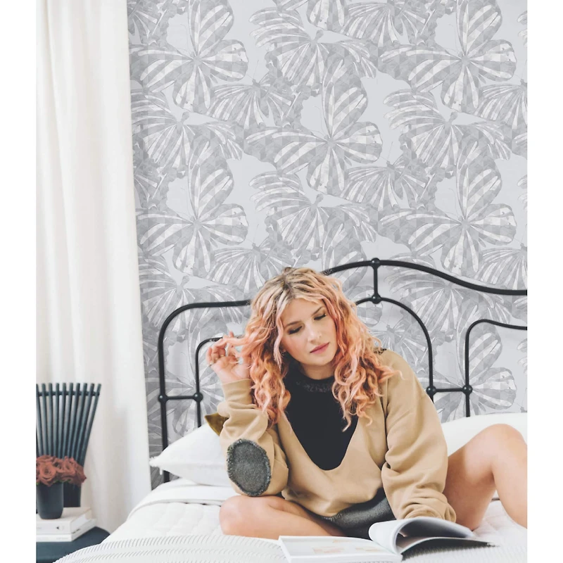 RoomMates Mr. Kate Butterfly Peel & Stick Wallpaper