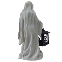 12" White Ghost with Lantern Tealight Candle Holder by Ashland®