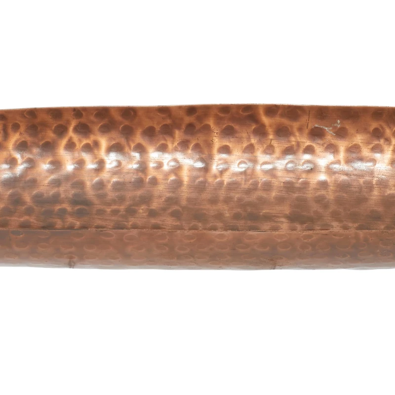 Brown Metal Traditional Tray Set