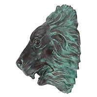 Design Toscano Bronze Florentine Lion Head Fountain Wall Sculpture