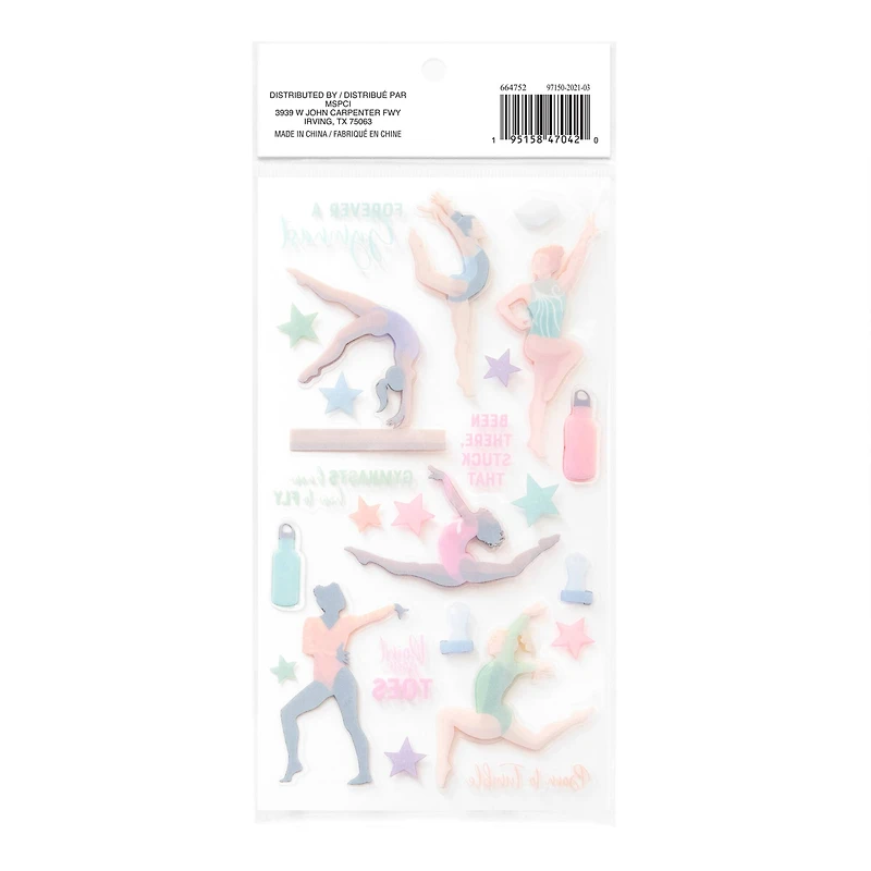 Gymnastics Dimensional Stickers by Recollections™