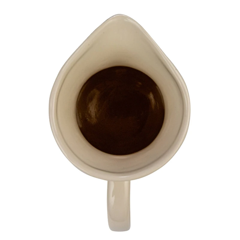 Hello Honey® 2qt. White & Blue Lobster Print Stoneware Pitcher