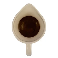 Hello Honey® 2qt. White & Blue Lobster Print Stoneware Pitcher