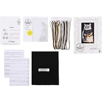 Thea Gouverneur Three Cats Black Cross Stitch Kit