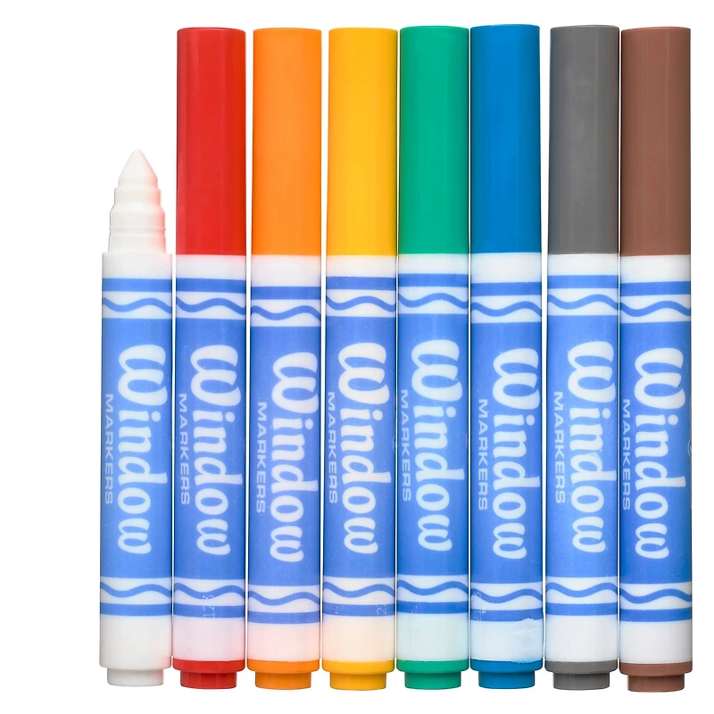 12 Packs: 8 ct. (96 total) Crayola Washable Window Markers