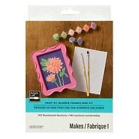 Pink Flower Paint-by-Number Framed Mini Kit by Artist's Loft®