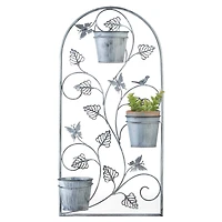 26.5'' Butterfly Trellis with Flower Pots