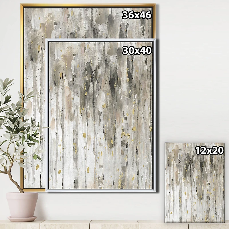 Designart - The Modern Grey Forest IV