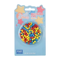 PME Cake Sweet Street® Blue, Yellow & Red Star Sprinkles