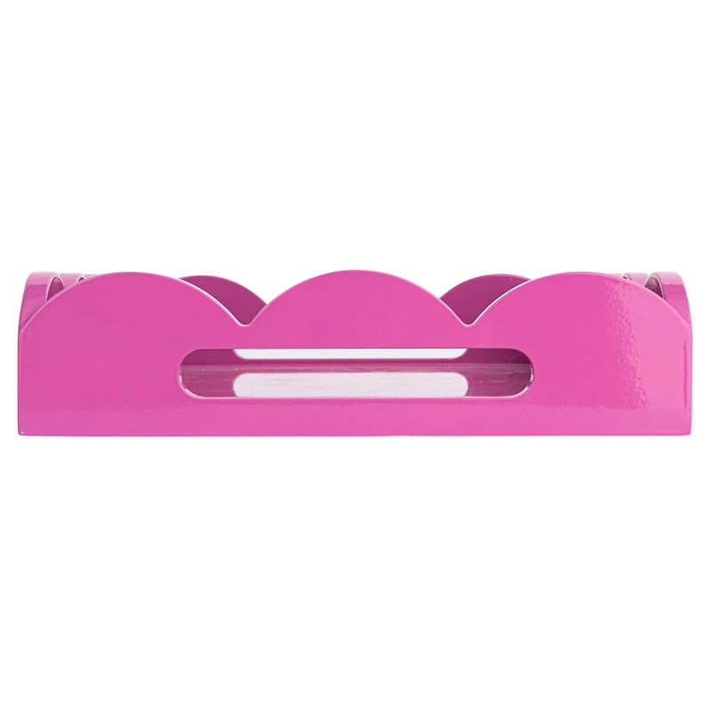 Hello Honey® 16" Wide Fuchsia Wood Tray