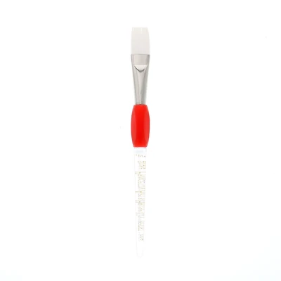 Princeton™ Red Hat™ White Synthetic Sable One Stroke Brush,  3/4"