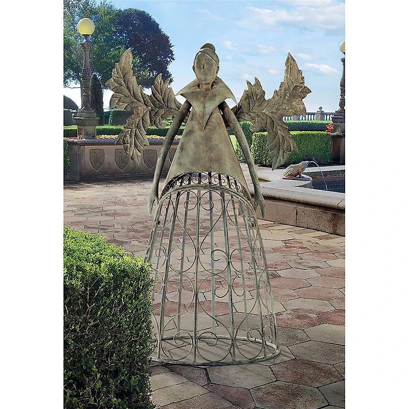 Design Toscano 4ft. Tempest the Metal Garden Trellis Fairy