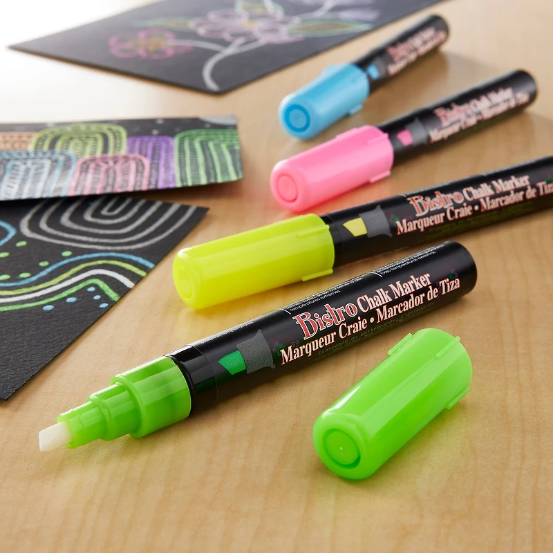 Marvy® Uchida Bistro Neon Chisel Tip Chalk Marker Set
