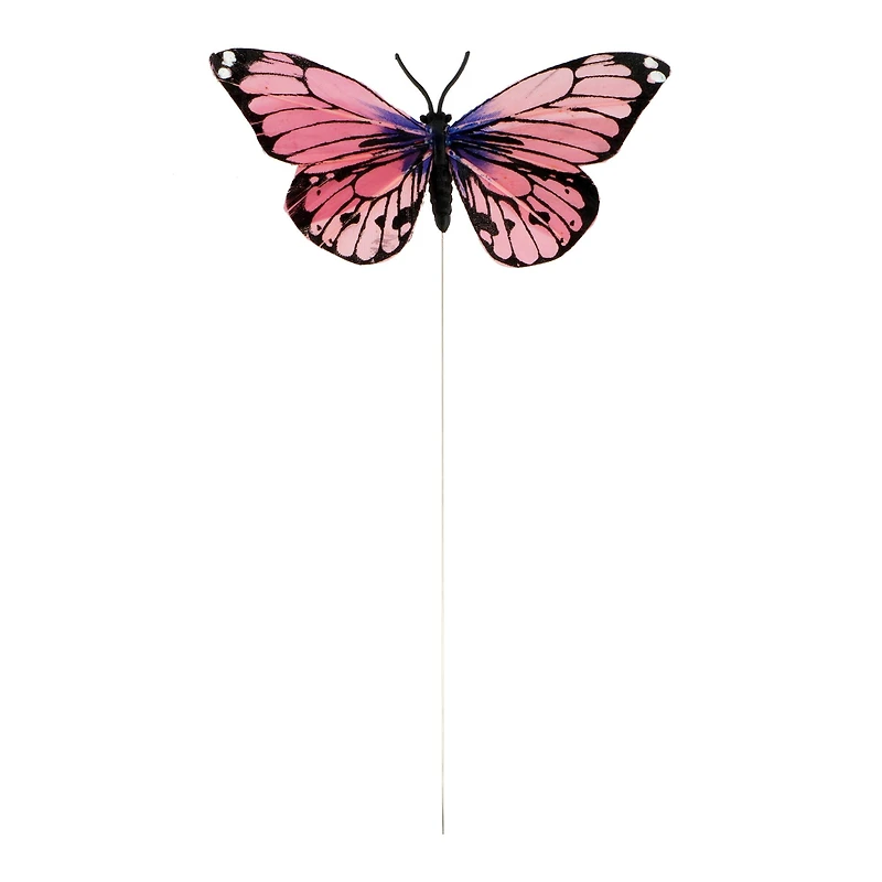 Pink Feather Butterflies, 6ct. by Ashland®