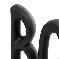 7" Black Book Aluminum Industrial Bookends