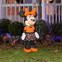 3.5ft. Airblown® Inflatable Halloween Minnie with Candy Toss Skirt