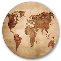 Designart - Ancient Map of The World VII