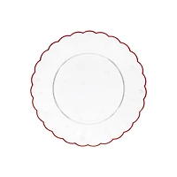 7.5" Red Scalloped Plastic Plates, 8ct. by Celebrate It™