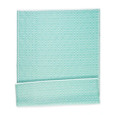 DII® Aqua Diamond Outdoor Rug, 4ft. x 6ft.