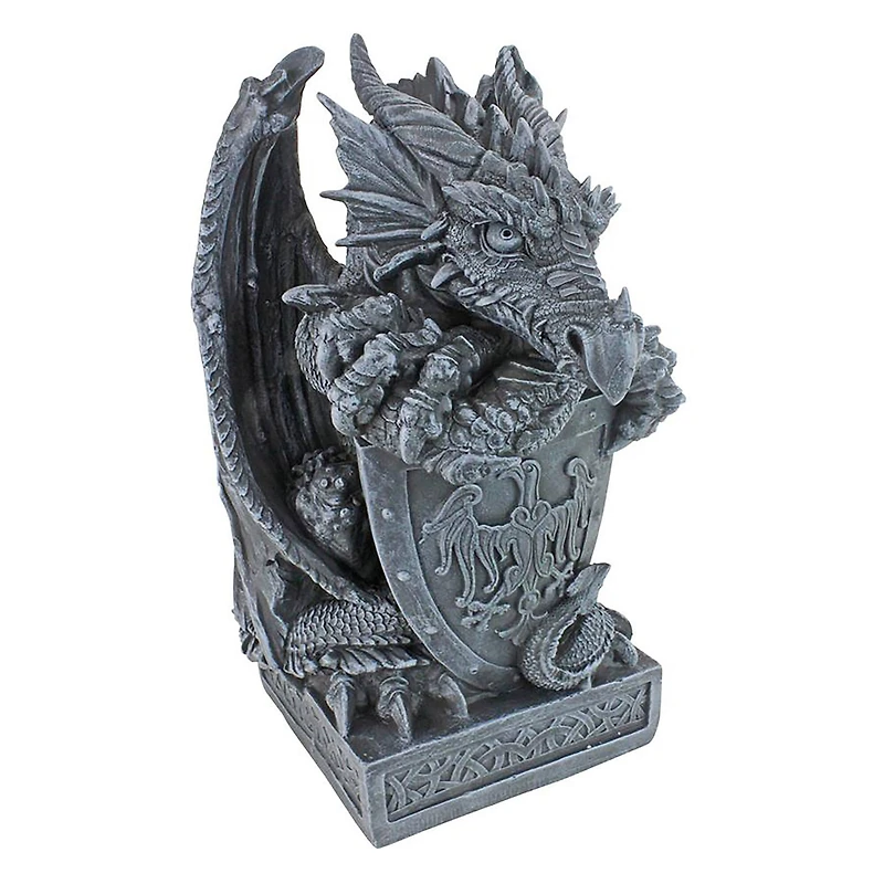 Design Toscano Shield, the Arthurian Dragon Statue